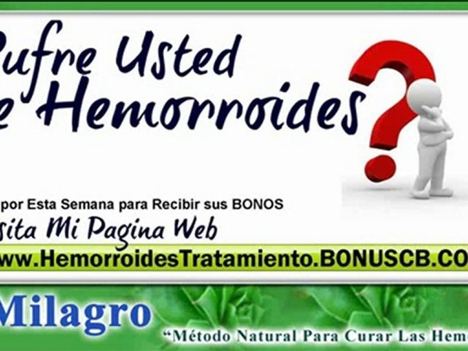 hemorroides tratamiento - hemorroides externas