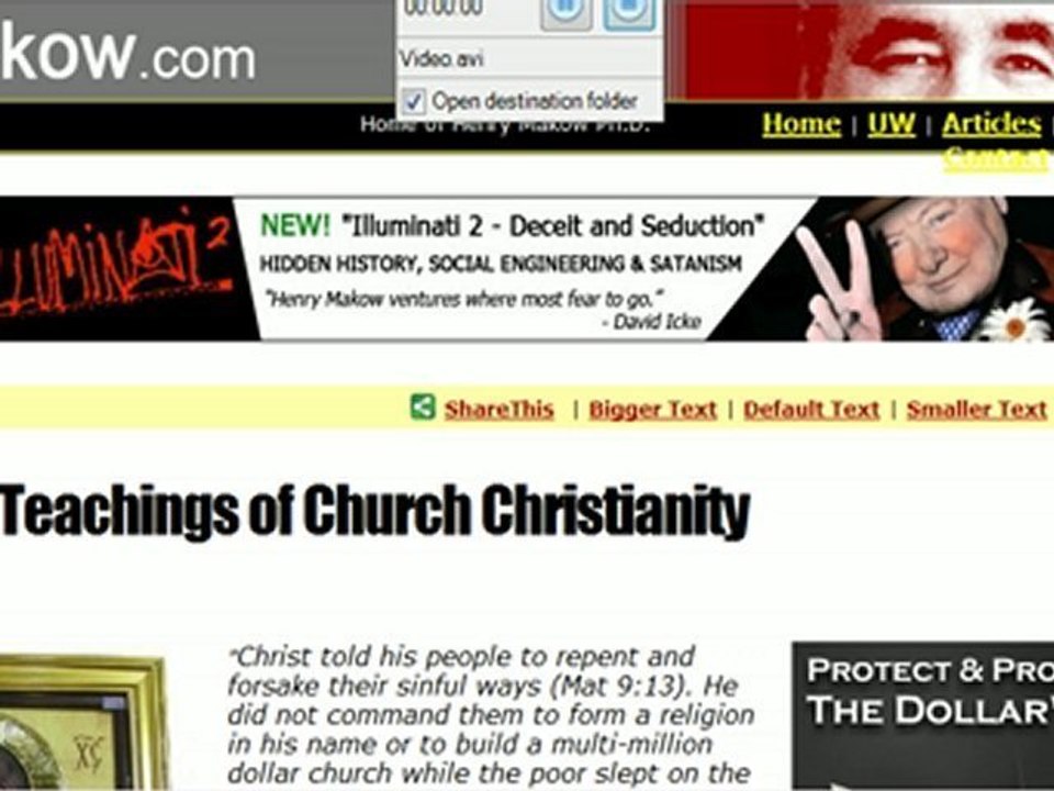 DR. HENRY MAKOW  SAYS THE NEGROES ARE FROM TRIBE OF JUDAH