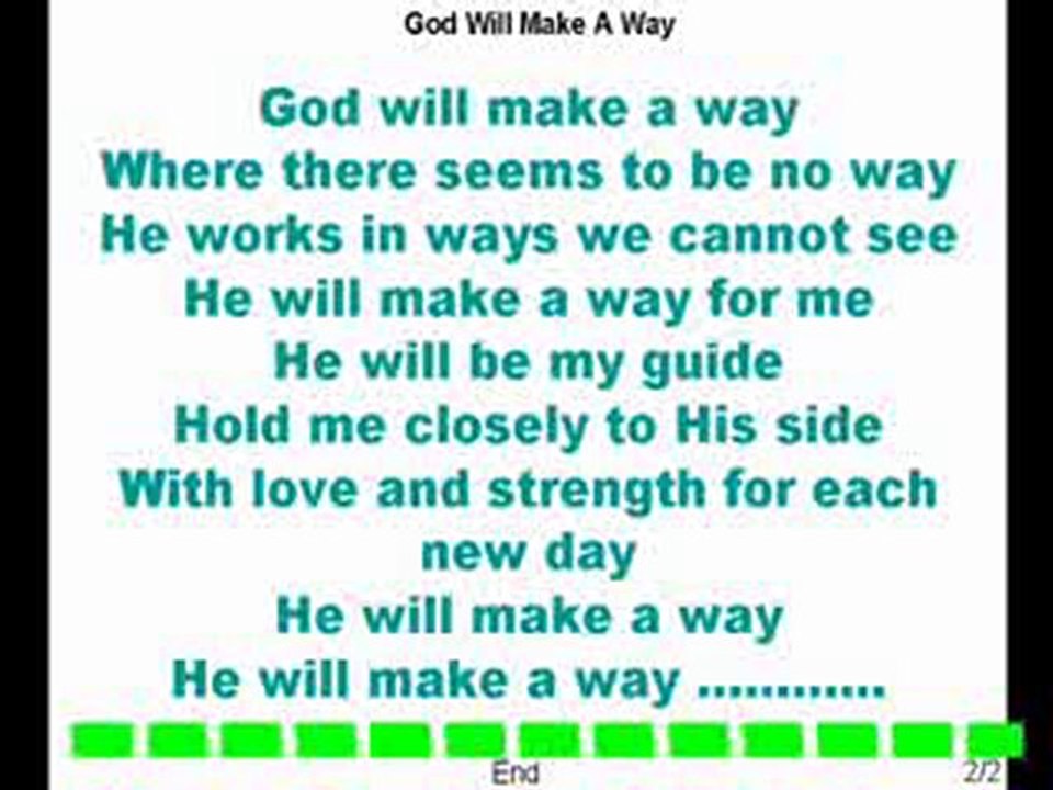 GodWillMakeAWay