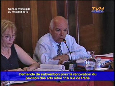 CONSEIL MUNICIPAL MONTREUIL (10/07/2010) - Point 25