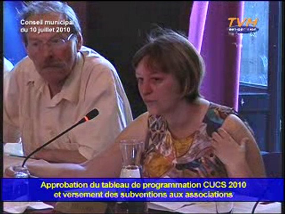 CONSEIL MUNICIPAL MONTREUIL (10/07/2010) - Point 27b