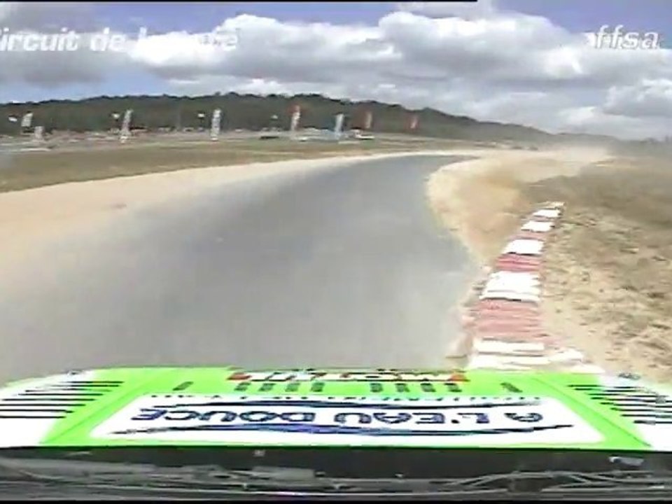 Rallycross Lavaré - caméra embarquée