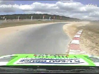 Rallycross Lavaré - caméra embarquée