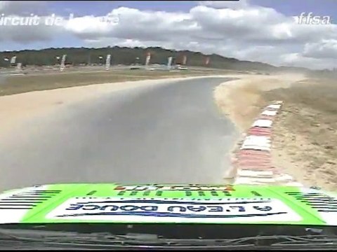 Rallycross Lavaré - caméra embarquée