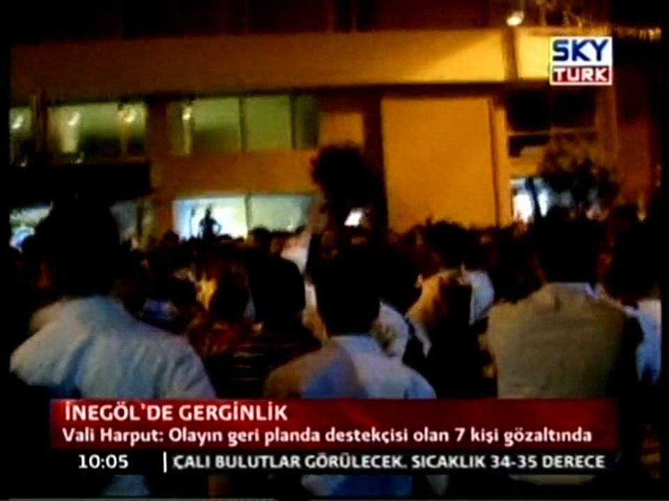 İnegöl'de Gerginlik