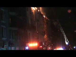 Incendie à Chambery d'un immeuble le 23/07/10