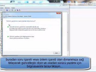 Windows (xp/vista/7) Driver Sorunun çözümü...