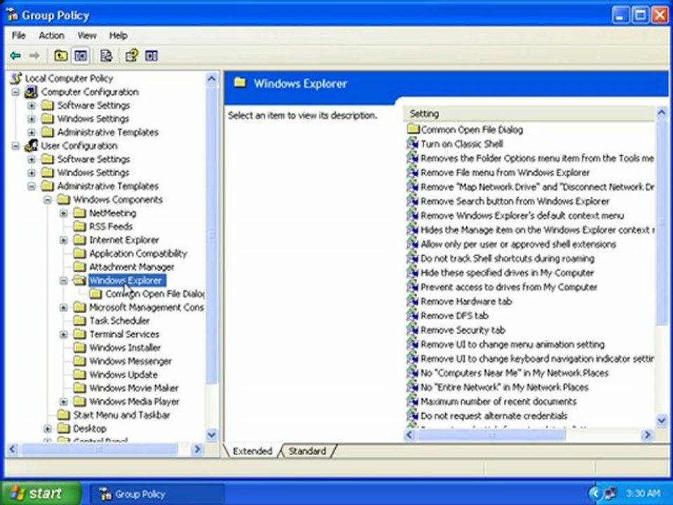 Cannot Right Click on Windows In XP
