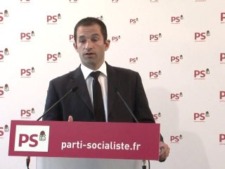 Point presse du Parti Socialiste