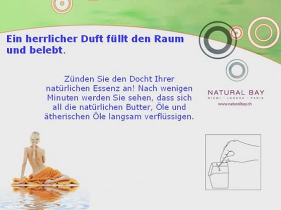 Wie Sie eine Massagekerze verwenden!