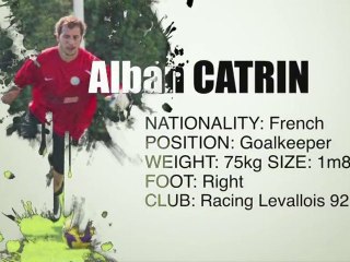 CV Vidéo Football Alban Catrin Gardien 2010