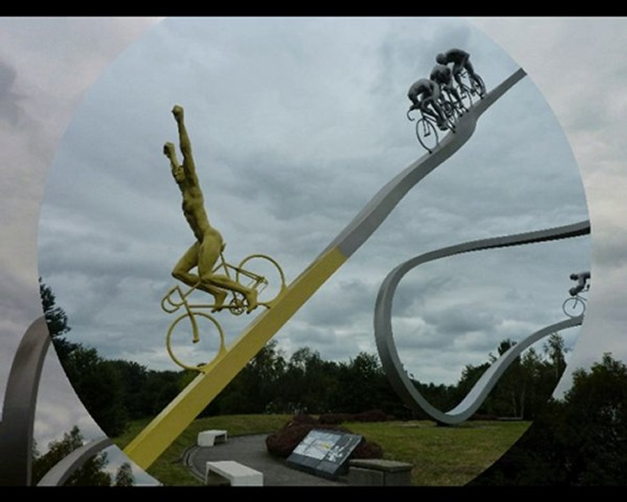 TOUR de FRANCE - Sculpture sur A64