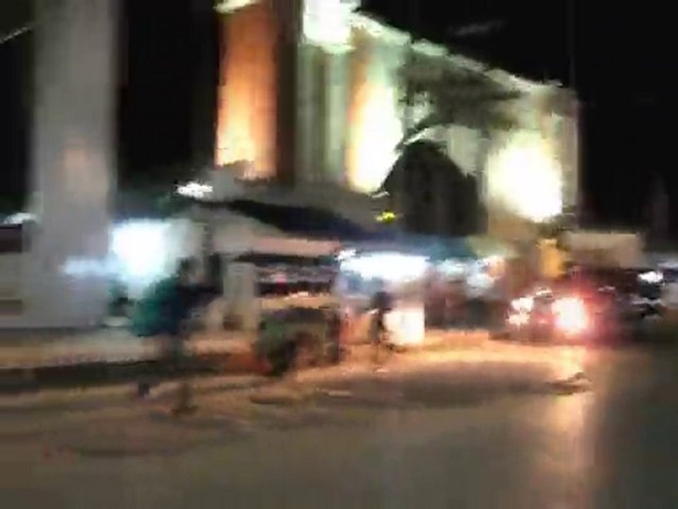 Cambodia Border at Night