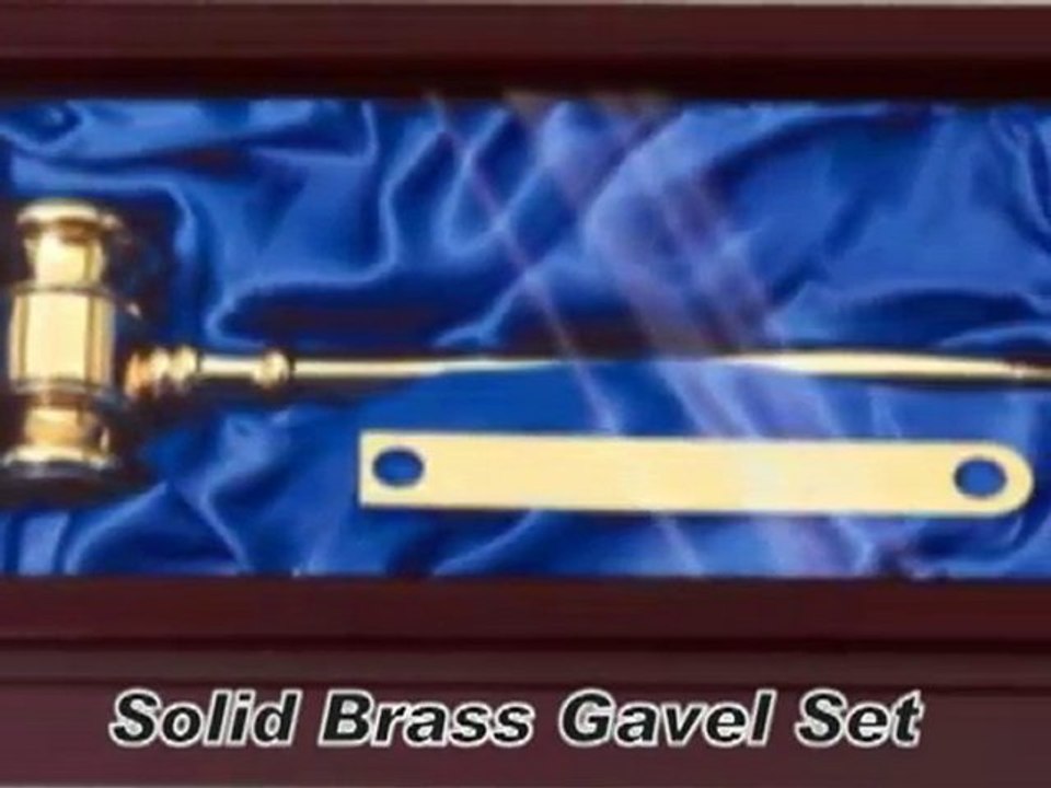 Gavels, Gavel Awards, Gavel Plaques & Crystal Gavel
