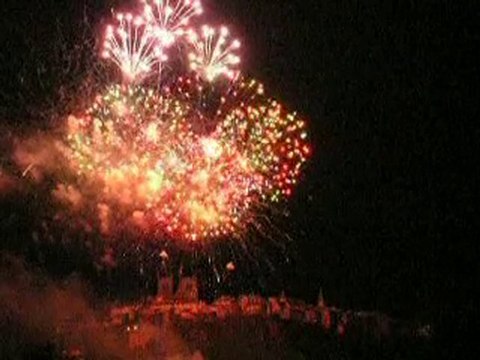 Feu d'artifice de Sainte-Christine à Saint-Flour 26/07/2010