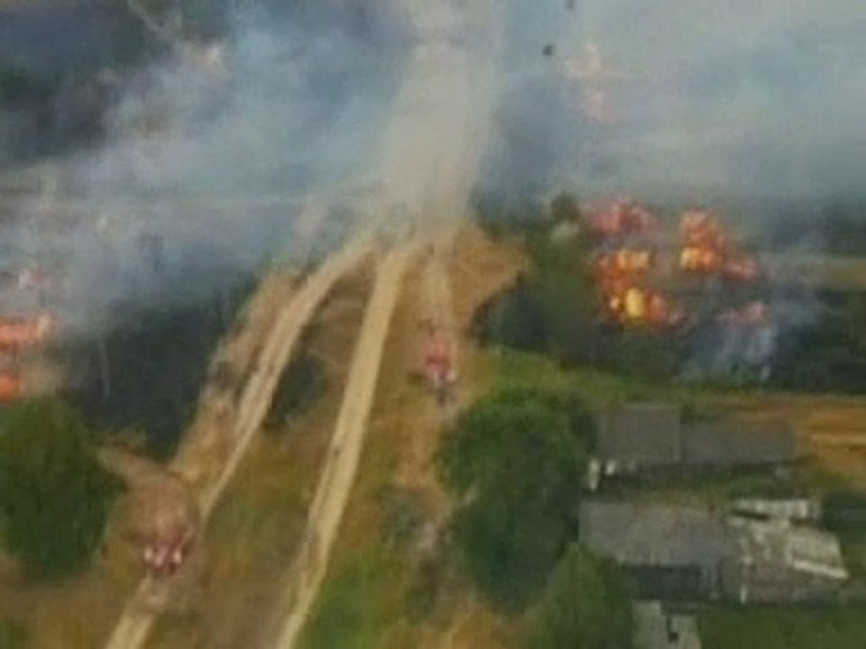 Moscow shrouded by smog due to forest fires