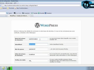 Autoformation d'installation wordpress 3.0