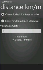 Ma 1e application Windows Phone 7