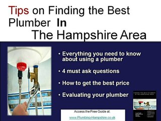 Plumbing Hampshire- Find the best Plumbers In Hampshire