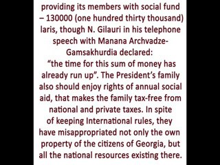 Saakashvili Gives No Rest to Manana Archvadze-Gamasakhurdia!