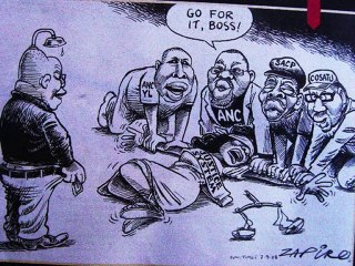 Zapiro Cartoon of Zuma Cleared