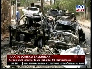 İrak'ta Bombalı Saldırılar