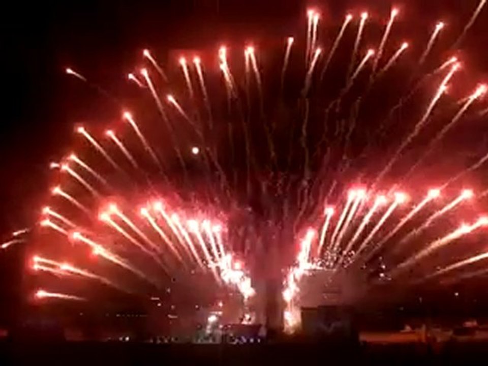 Violon sur le Sable 2010 à Royan Feu d'artifice final