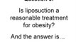 Liposuction Los Angeles - Can Liposuction Treat Obesity?