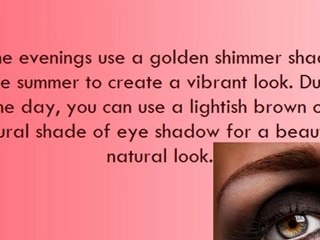 Summer Makeup Tips