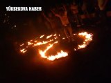 Yüksekova'da 'ateşli' gece