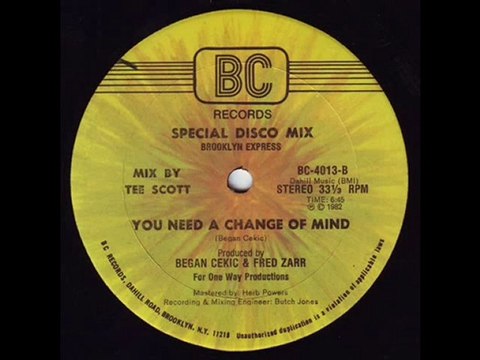 80s disco boogie- Brooklyn Express-You need a change of mind