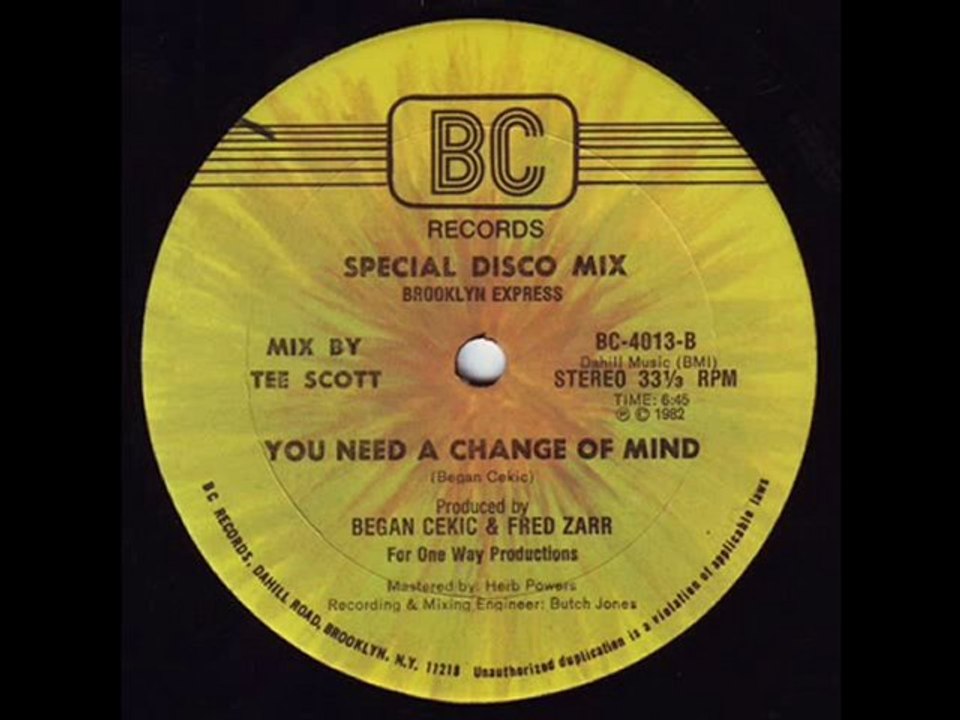 80s disco boogie- Brooklyn Express-You need a change of mind