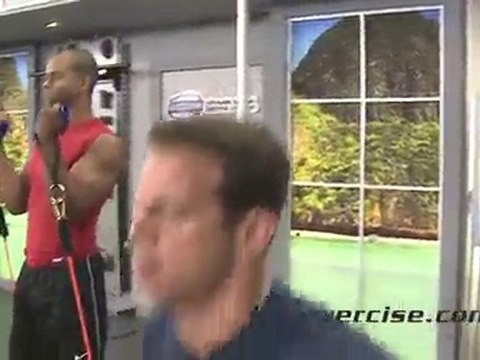 Bicep Workout with Resistance Bands - Negative Bicep Curl