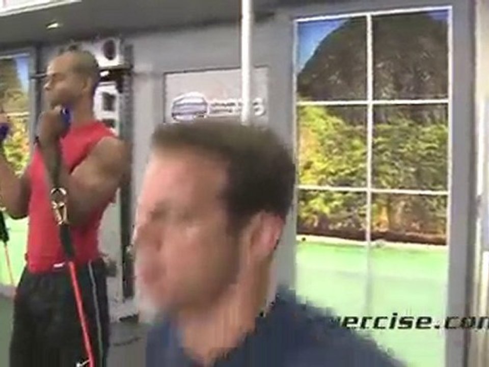 Bicep Workout with Resistance Bands - Negative Bicep Curl