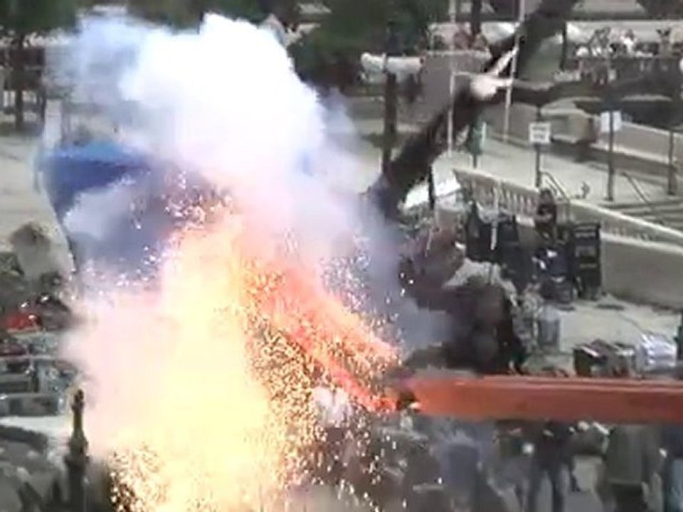 Transformers 3 - Tournage Chicago suite (explosions...)