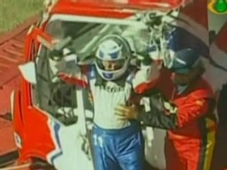 Amazing truck crash during race in Brazil