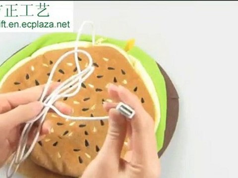 Hamburg Hand Warmer Heater USB Mouse Pad