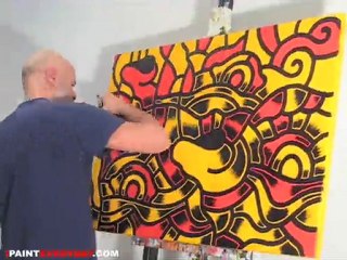 face slim shady yellow and red / ipainteveryday 227 / ottogr