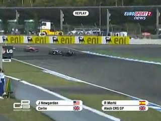 Crash Roberto Merhi GP3.2010.Round05.Germany.Race1