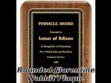Walnut Plaques, Mirror Plaques & Shield Plaques