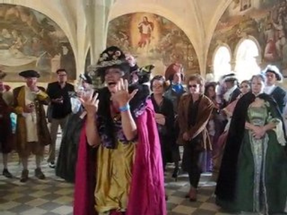 Impromptu à l'Abbaye Royale de Fontevraud, lors de la balade
