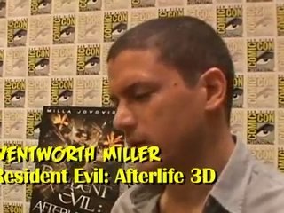 Resident Evil Cast at Comic Con 2010 Interview