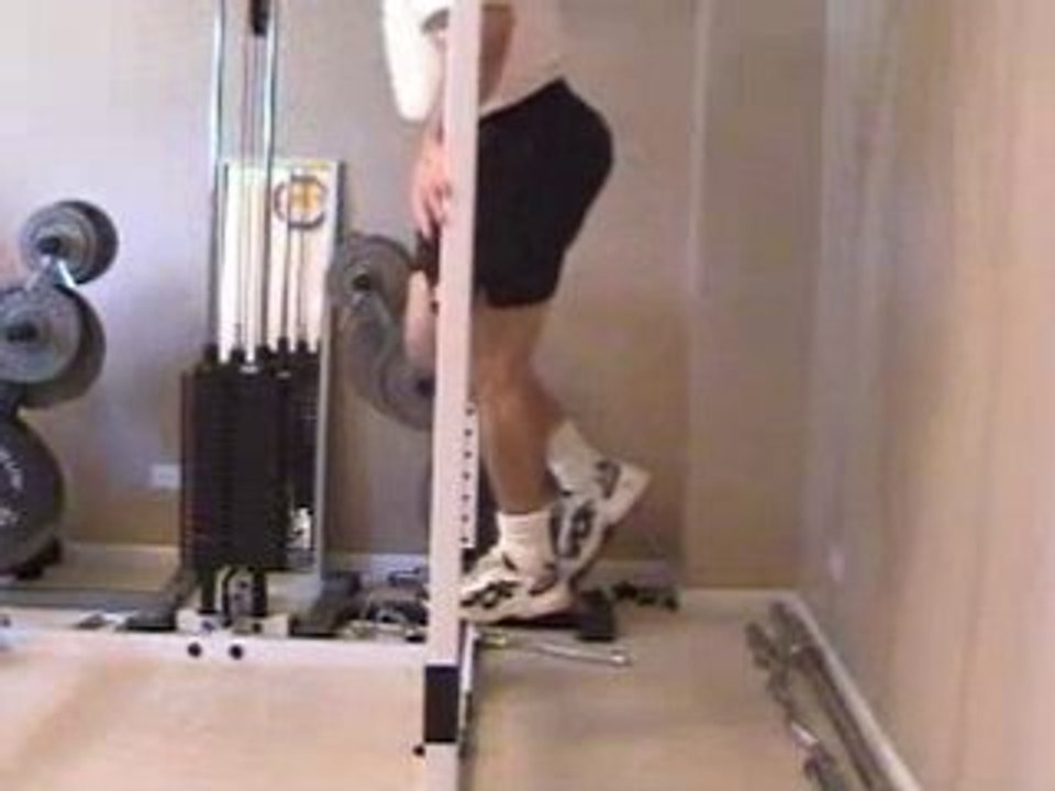 Full Range Calf Raises - bodyweight calf training