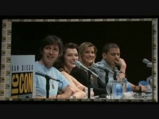 Resident Evil Afterlife Cast at Comic Con 2010 Panel #1