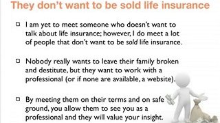 Assuming That People Don't Want To Talk About Life Insurance