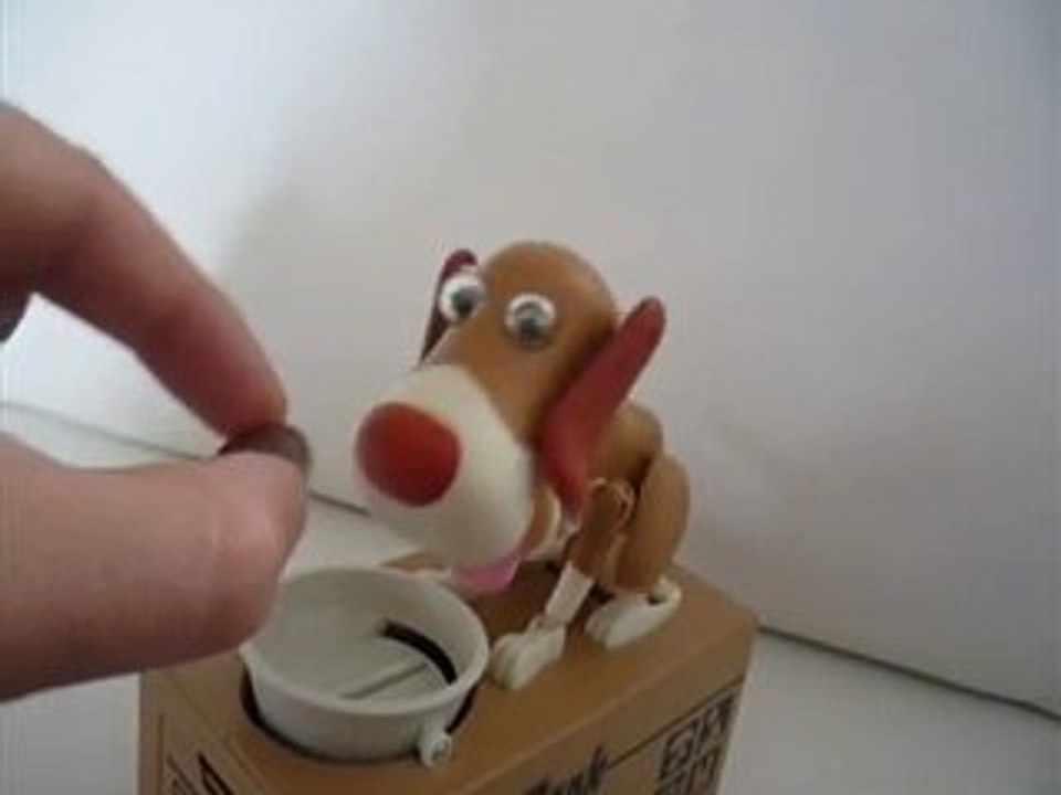 Witzige spardose fressender hund gadget boystoysde