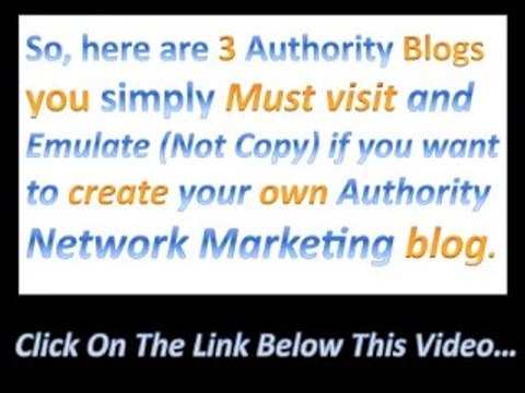 Network Marketing Blogs | Become An Expert Blogger