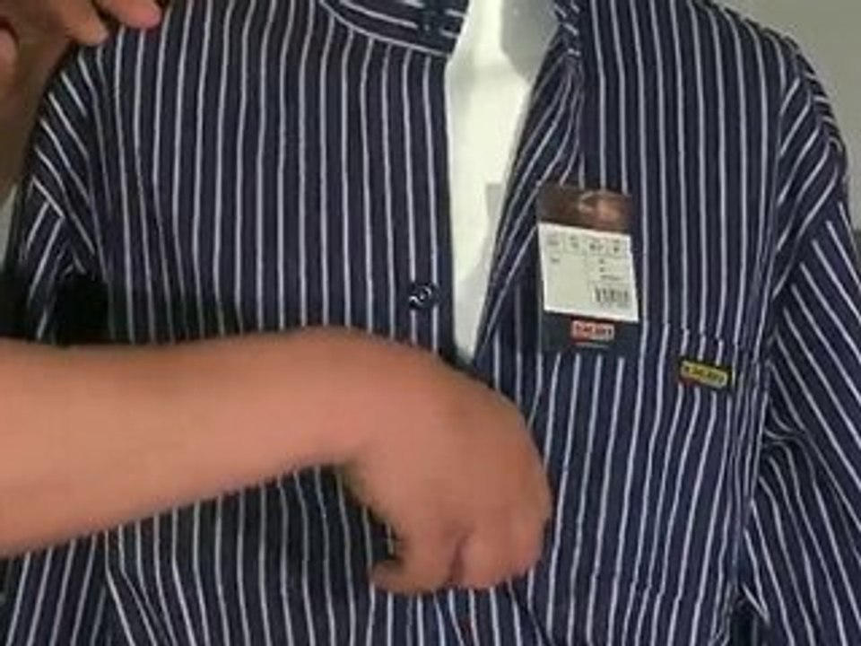 Zimmermann arbeitshemd blakläder 3250 baumwolle