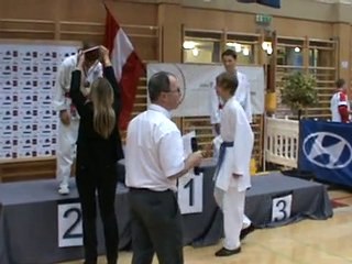 Simon Aubry à l'Austrian Junior Karaté Open 2010