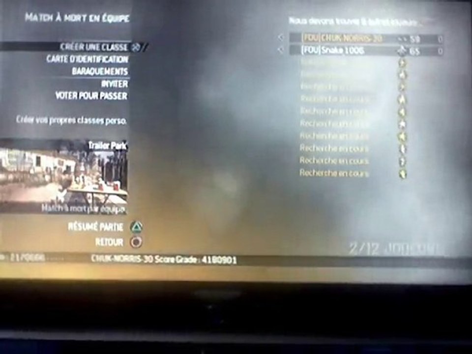 (DETENTE) call of duty MW2 snake_1006 CHUK-NORRIS-30 pt1